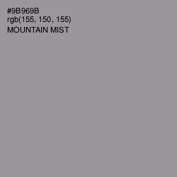 #9B969B - Mountain Mist Color Image